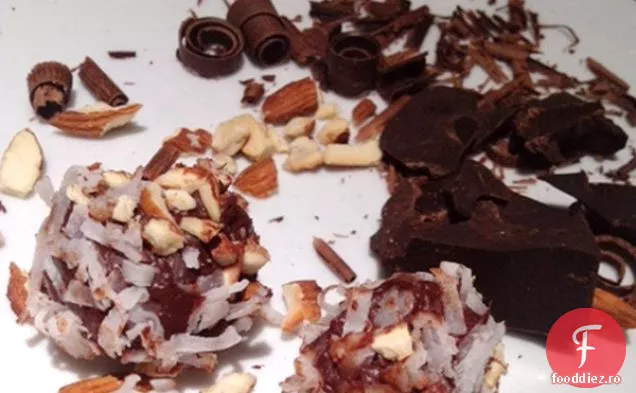 Trufe De Migdale Cu Ciocolată Vegană