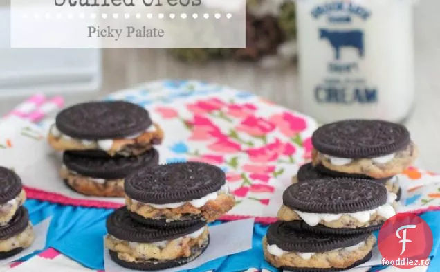 Biscuiți Cu Ciocolată Caldă La Cuptor Oreos Umplut