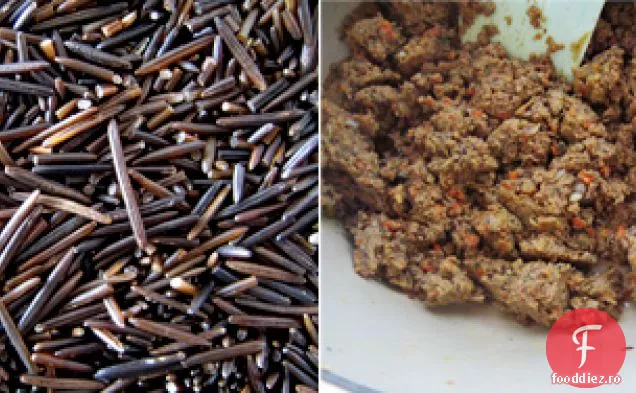 Orez Sălbatic Și Dovleac Picant De Ghindă Umplut Cu Linte