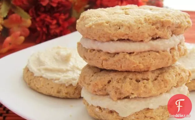 Blissful Maple Cream Sandwich Cookie-Uri