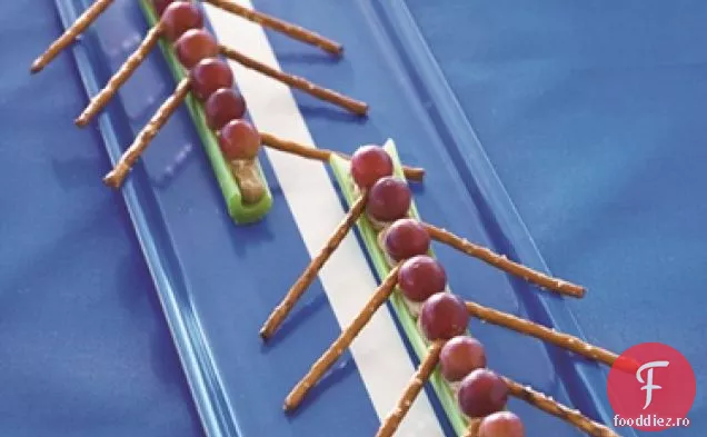Struguri într-o gustare cu Canoe