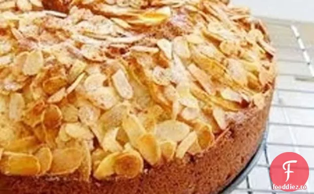 Tort de migdale cu semolă cu glazură dulce de lămâie (cu opțiune fără Gluten)