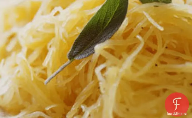 Spaghete Squash Cu Salvie Și Portocaliu