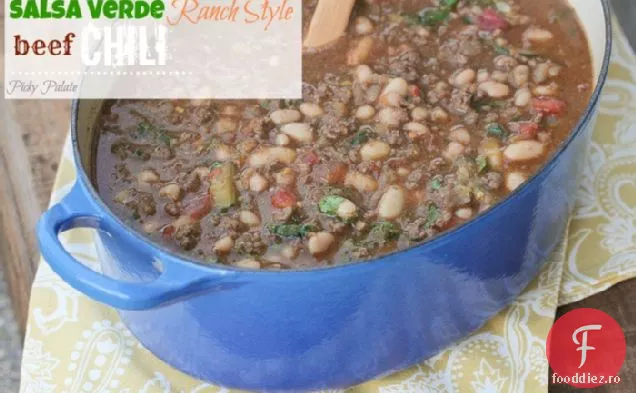 Salsa Verde Ranch Stil Carne De Vită Chili
