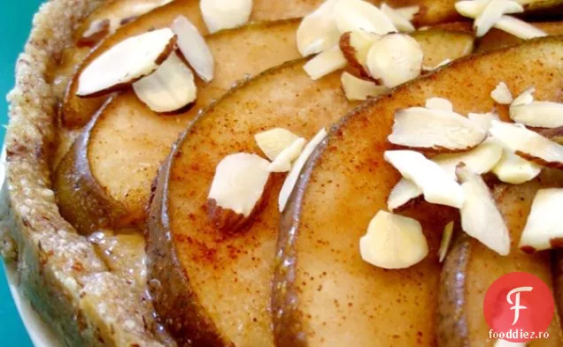 Cremă De Caju Vegan Tartă Cu Pere
