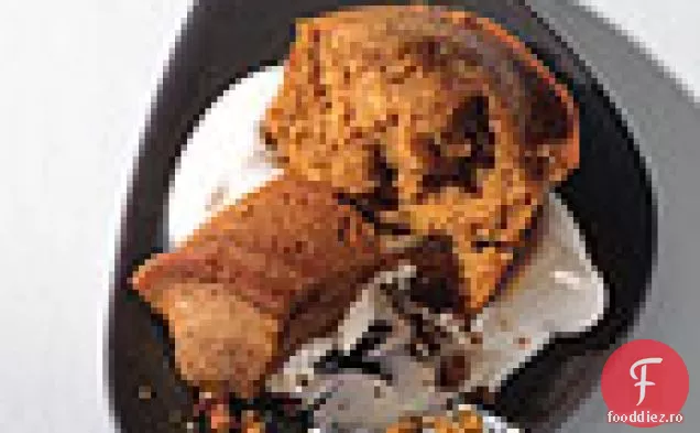 Tort de dovlecei Kabocha cu cremă de zahăr brun