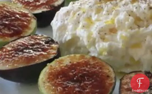 Brulee de smochine cu brânză Burrata