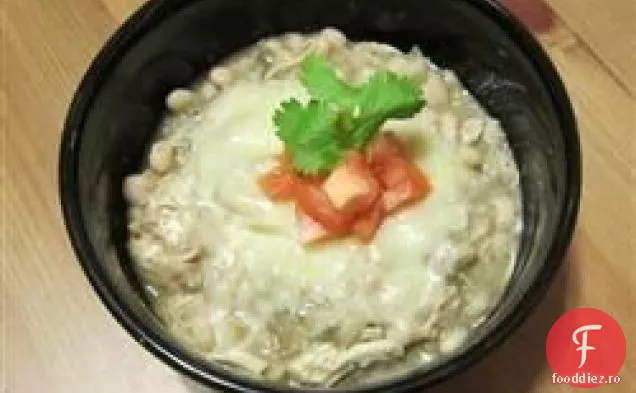 Slow Cooker Chili alb cu pui