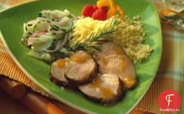Filet De Porc La Grătar Cu Caise-Muștar