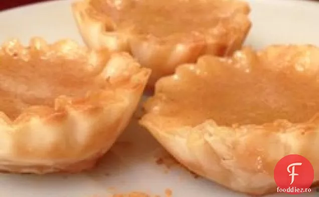 Tarte Cu Unt Cu Miere De Lămâie