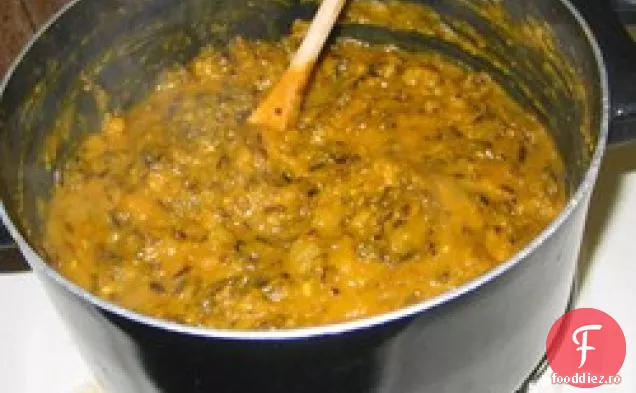 Orez sălbatic curry și supă de dovlecei