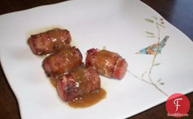 Zahăr Brun Bacon Înfășurat Weenies