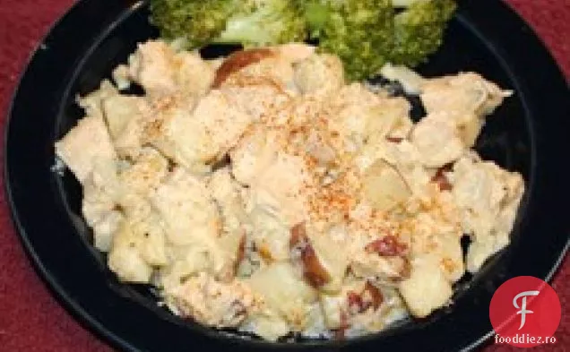 Paprika pui și cartofi