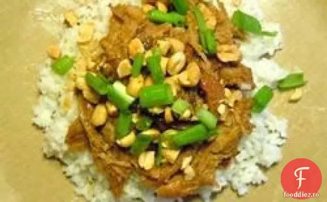 Slow Cooker Carne de porc Thailandeză cu orez