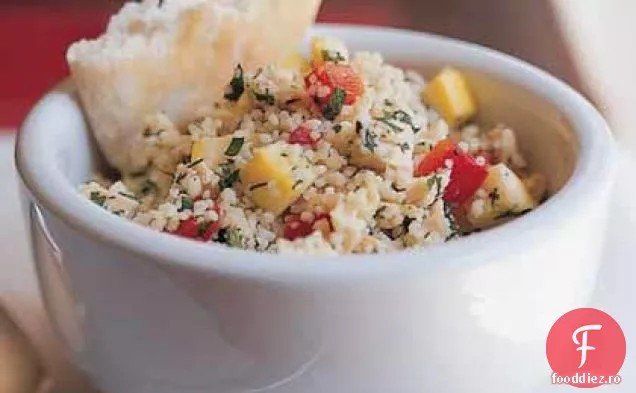 Cuscus de lămâie-mărar cu pui și legume