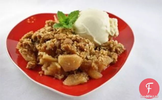 Apple Crisp cu Topping de ovăz