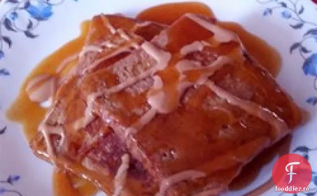 Pâine Prăjită Franceză Cu Unt De Arahide