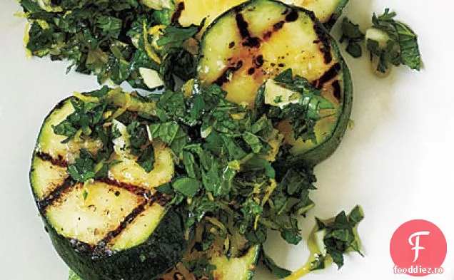 Menta Gremolata dovlecel cu sare de mare