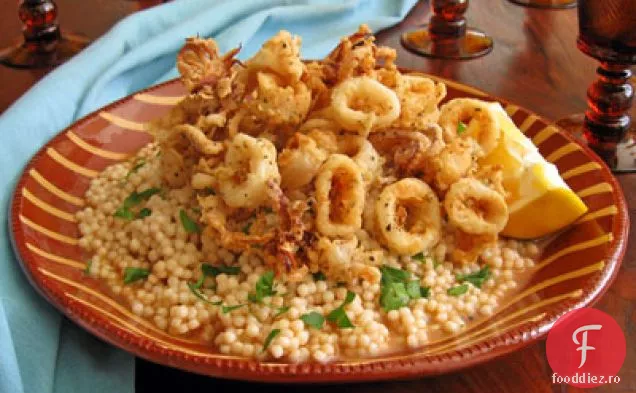 Cuscus Sicilian cu bulion de pește (cuscus con brodo di pesce)