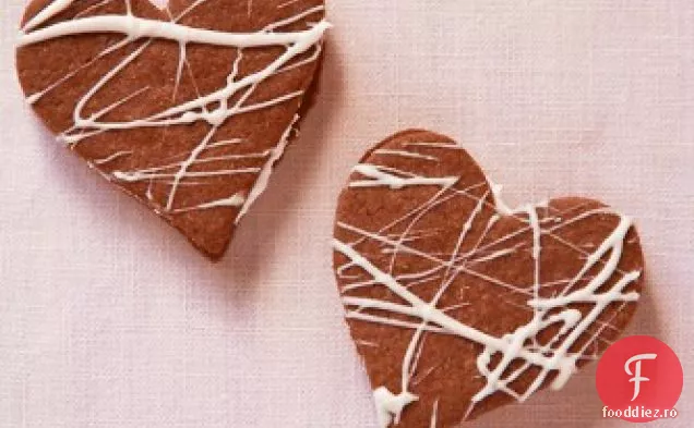 Fursecuri Sandwich cu ciocolată umplute cu Ganache albă