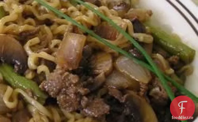 Fasole verde Gel și carne de vită