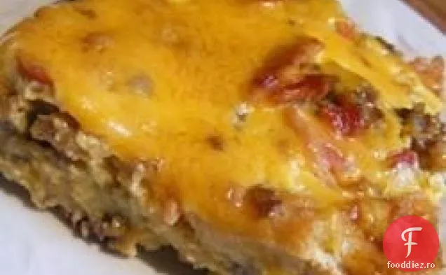 Crăciun Mic Dejun Cârnați Caserola