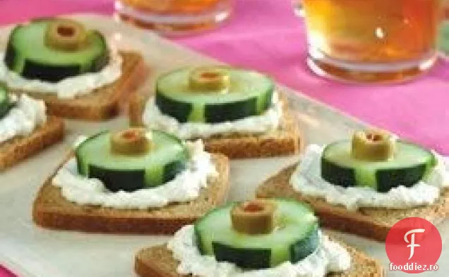 Aperitive de castraveți și măsline