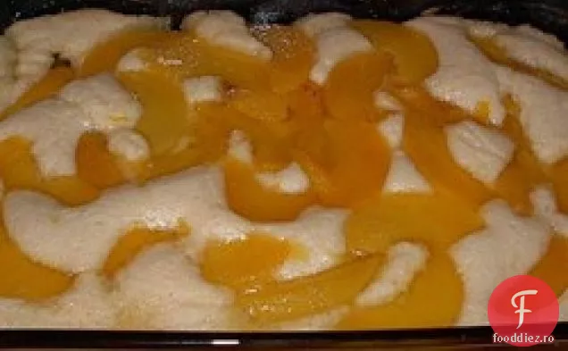 Lazy Peach Cobbler
