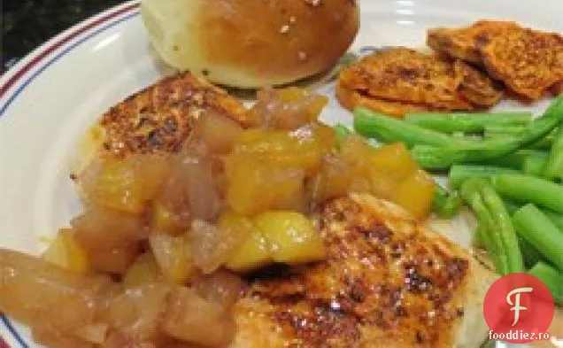 Mahi mahi și salsa de Mango