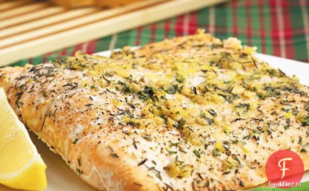 Somon Prăjit Cu Citrice
