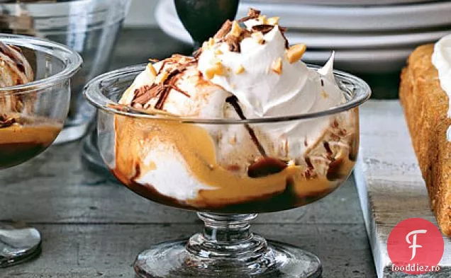 Înghețată De Caramel-Ciocolată