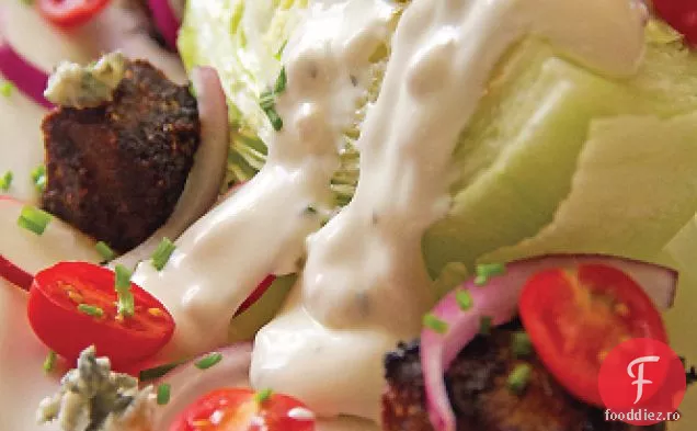 Salată de pană Steakhouse cu crutoane Flatiron înnegrite