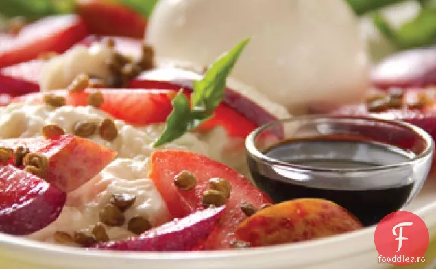 Burrata cu prune