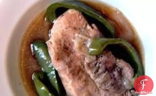 Cotlet De Porc Cu Ardei Verde