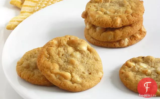 Biscuiți Cu Ciocolată Albă Cu Nuci De Macadamia