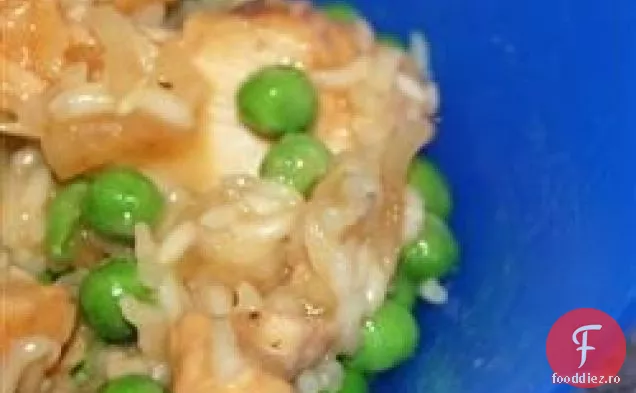 Caserola ușoară delicioasă de pui și orez