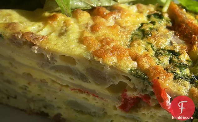 Zucchini Mint Frittata