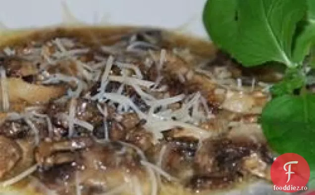 Ciuperci prăjite cu brânză Ricotta