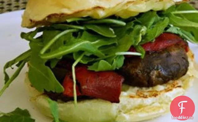 Sandwich Cu Ciuperci La Grătar Cu Maioneză De Citrice