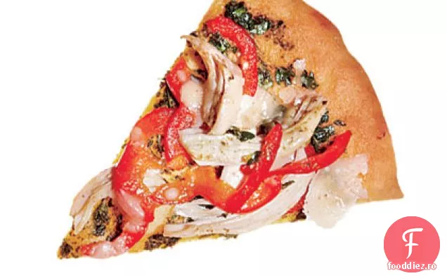 Pizza Pesto De Pui