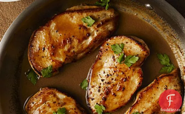 Pui glazurat cu cidru cu unt rumenit-orez Pecan