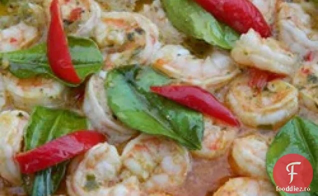 Creveți la grătar cu sos de usturoi-Chili