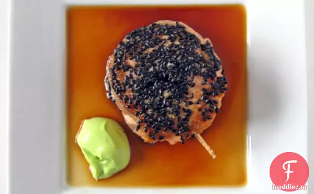 Rulouri de somon de susan cu maioneză Wasabi