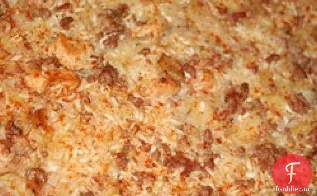 Caserola sârbă de porc și vită