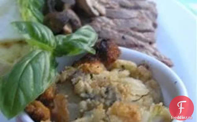 Budincă De Pâine Savuroasă Gorgonzola