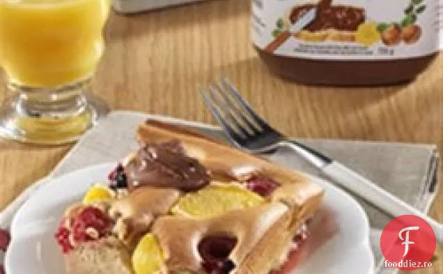 Broasca fructata in gaura cu Nutella 4