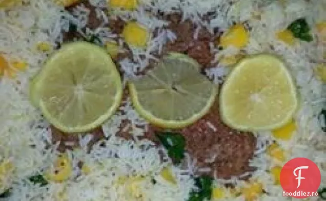 Somon la cuptor cu orez Tropical