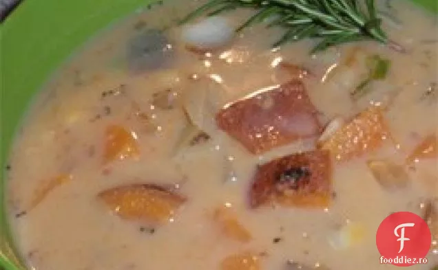 Cartofi dulci vegani cremoși și pudră de porumb