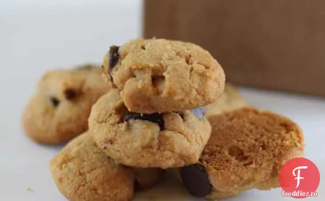 Mini Biscuiți Cu Ciocolată Cu Unt De Arahide