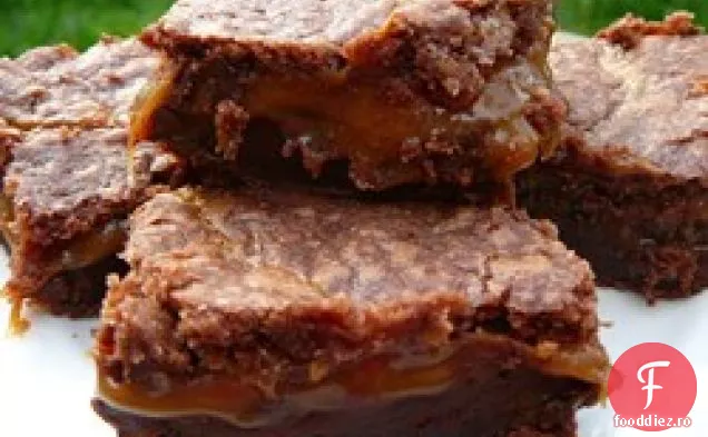Ciocolată Caramel Brownies